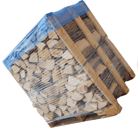 Palette de 1st de bois de chauffage en 33cm spécial poêle de masse - sec séchoirs - prêt à l'emploi - résineux/feuillus